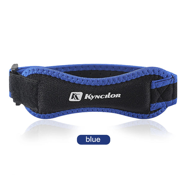 Adjustable Silica Gel Patella Knee Support Strap for Running, Cycling, and Gym Activities