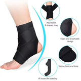 Adjustable Breathable Ankle Brace - Comfortable Elastic Support Sleeve for Running, Basketball, and Volleyball Foot Tendon Protection