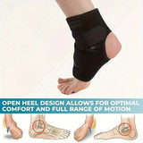 Adjustable Breathable Ankle Brace - Comfortable Elastic Support Sleeve for Running, Basketball, and Volleyball Foot Tendon Protection