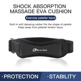 Adjustable Silica Gel Patella Knee Support Strap for Running, Cycling, and Gym Activities